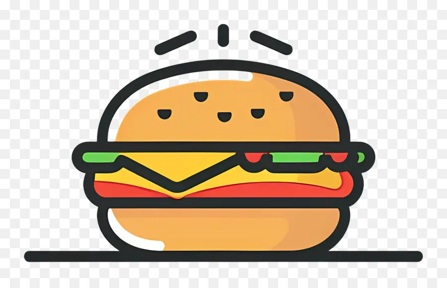 Logo De Hamburger，Hamburger De Dessin Animé PNG