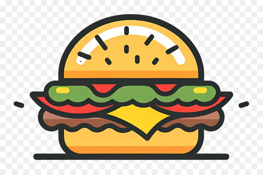 Logo De Hamburger，Hamburger Simple PNG