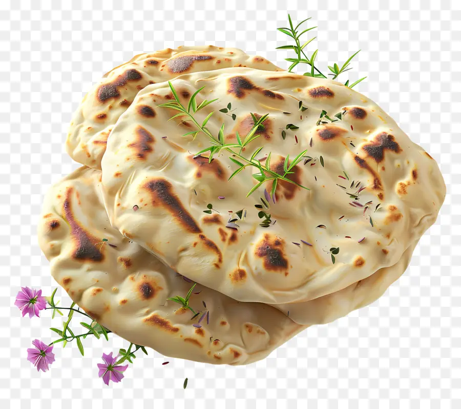 Pain Naan，Pain Plat PNG