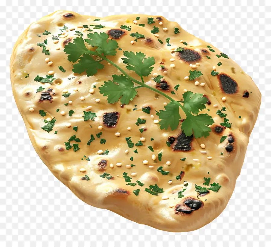 Pain Naan，Coriandre PNG