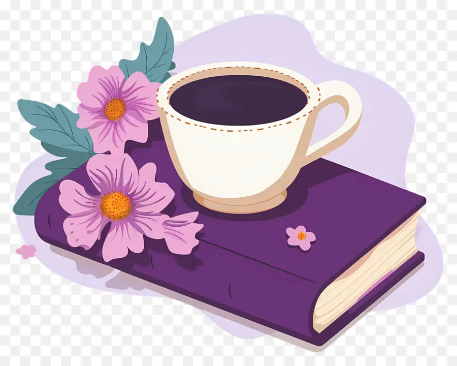 Livre Et Café，Livre Et Tasse PNG