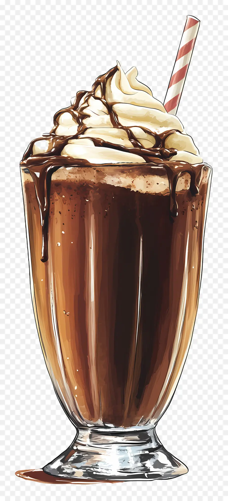 Milk Shake Au Chocolat，Milk Shake PNG