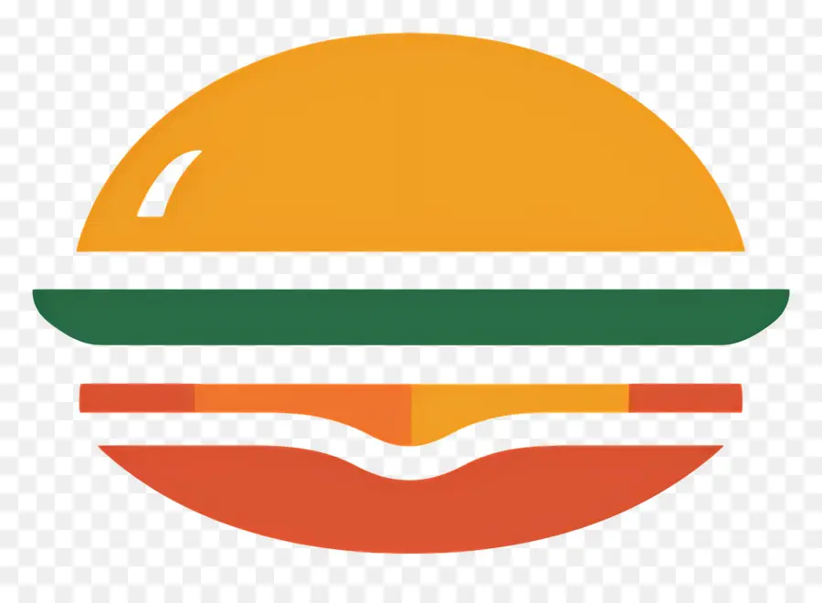 Logo De Hamburger，Burger Minimaliste PNG