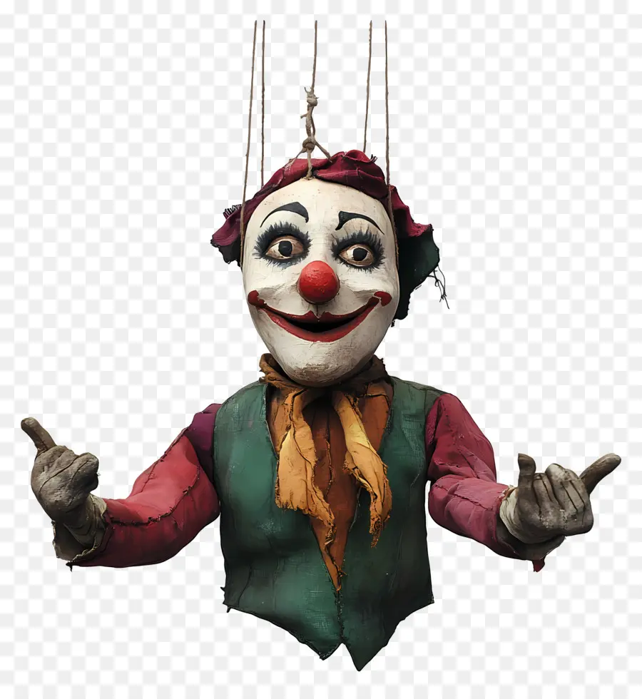 Marionnette Effrayante，Clown Marionnette PNG