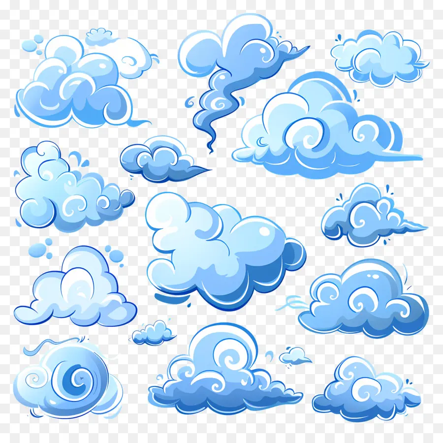 Nuages ​​bleus，Ciel PNG