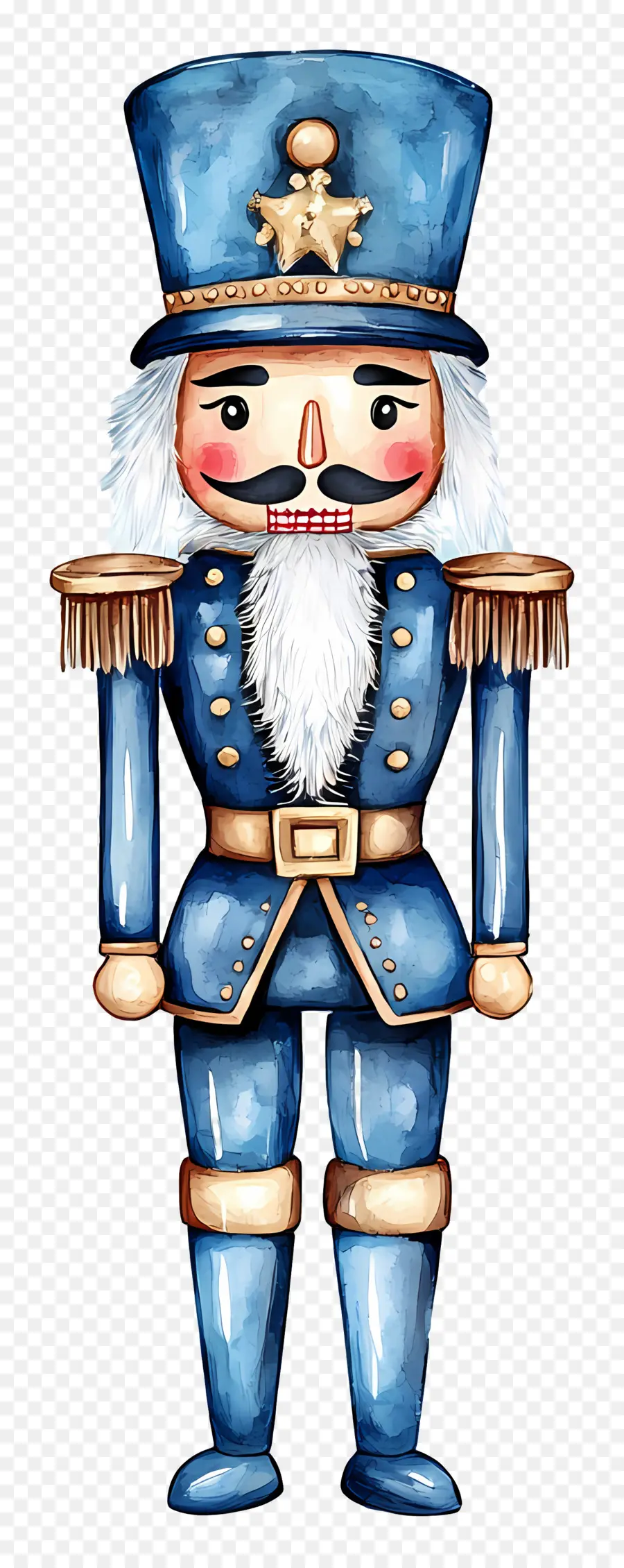 Casse Noisette De Noël，Casse Noisette Bleu PNG