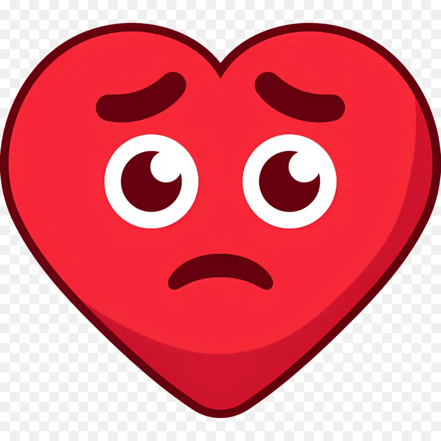 Emoji Coeur，Coeur Triste PNG