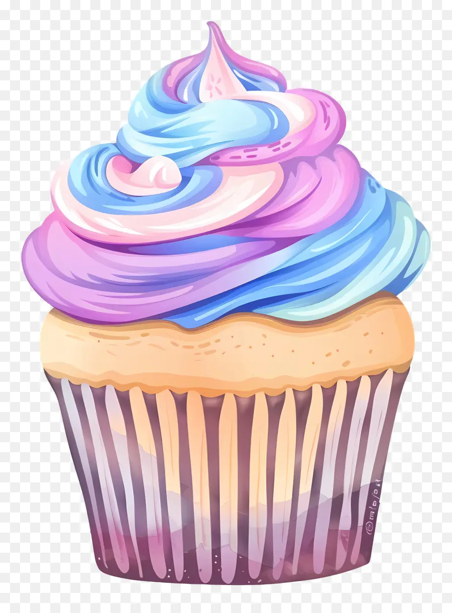 Petit Gâteau Mignon，Cupcake à La Cerise PNG