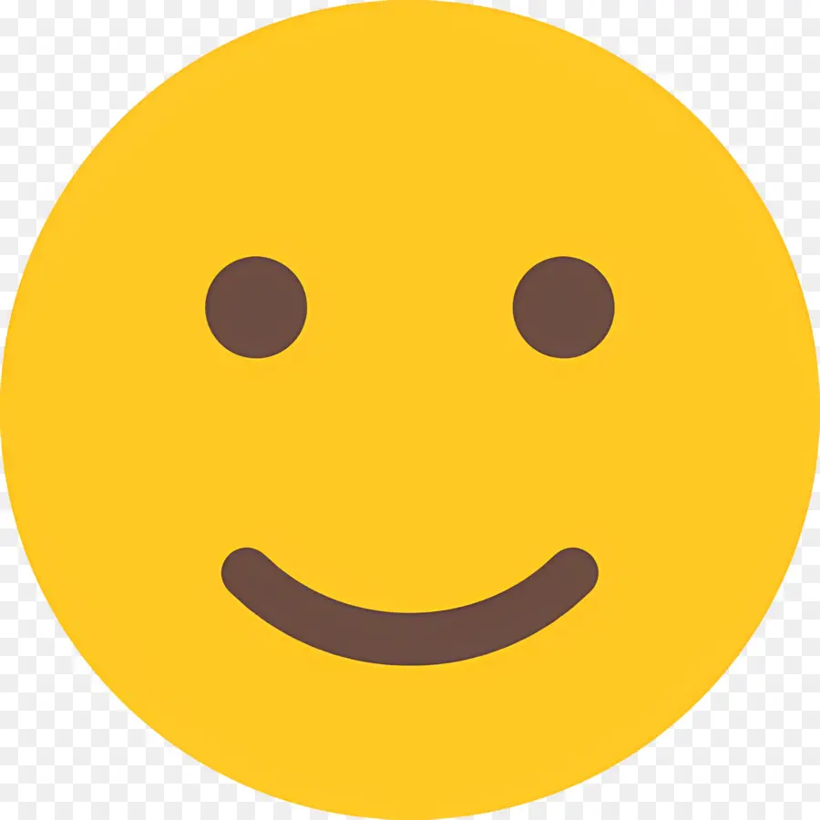 Sourire Emoji，Visage Souriant Dessiné à La Main PNG