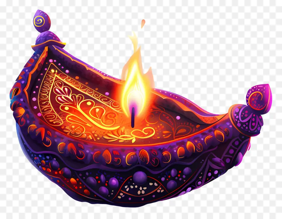 Lampe De Diwali，Diya Décoratif PNG