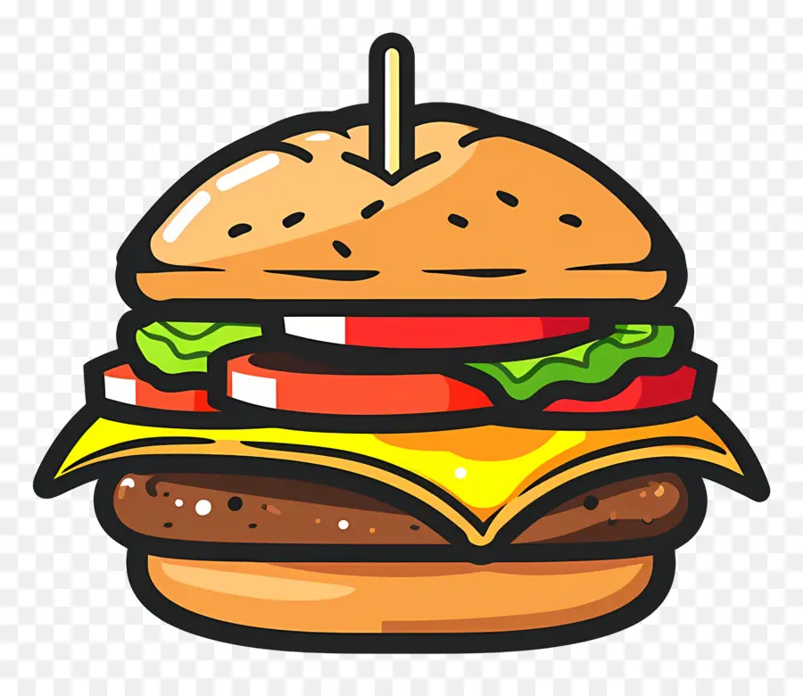 Logo De Hamburger，Hamburger Simple PNG