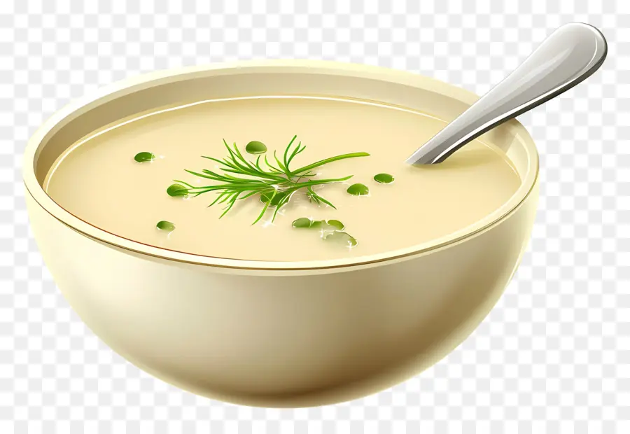 Vichyssoise，Soupe à L'aneth PNG