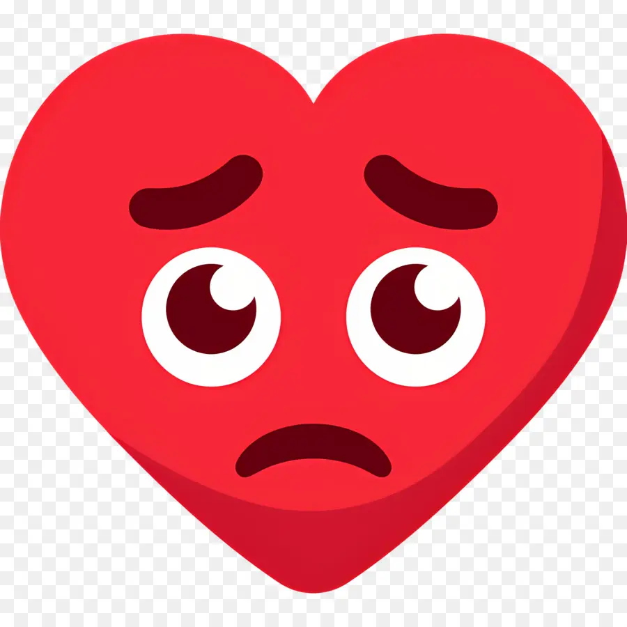 Emoji Coeur，Coeur Triste PNG