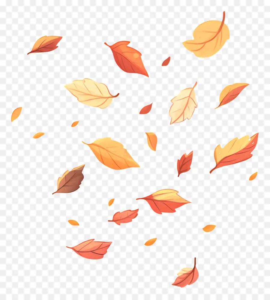 Feuilles D'automne，Feuilles Qui Tombent PNG