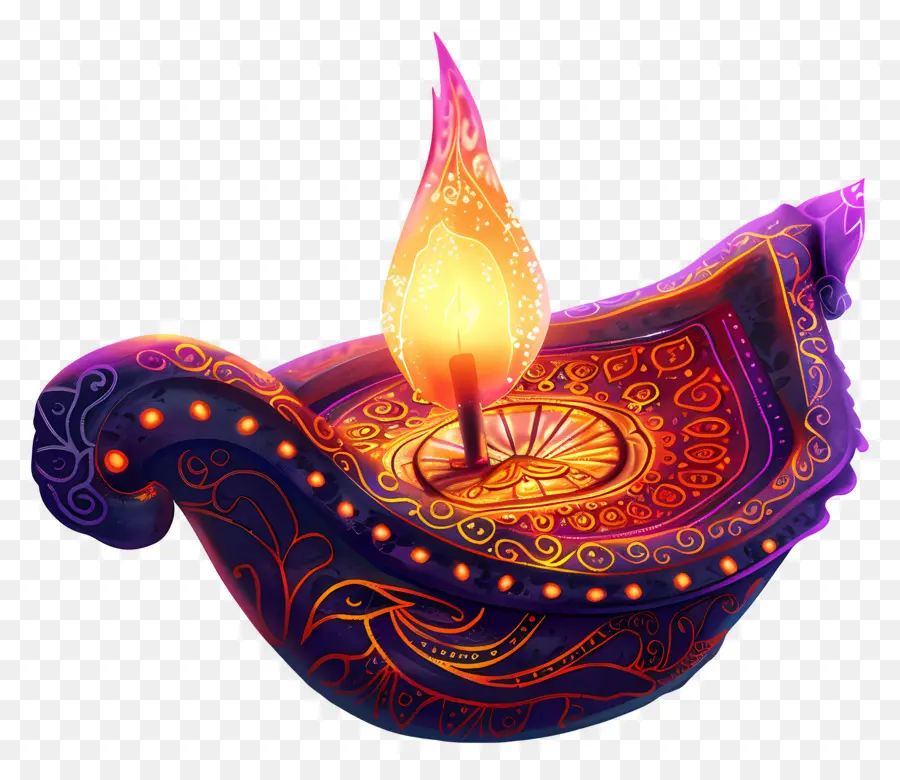 Lampe De Diwali，Diya Décoratif PNG