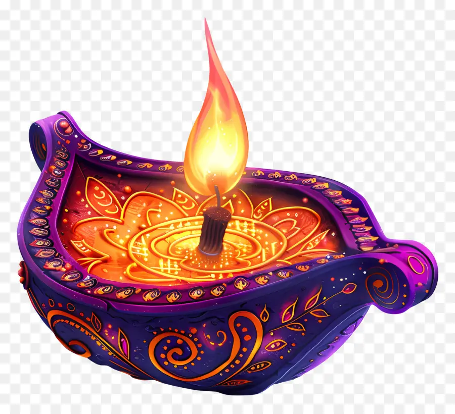 Lampe De Diwali，Diya Décoratif PNG