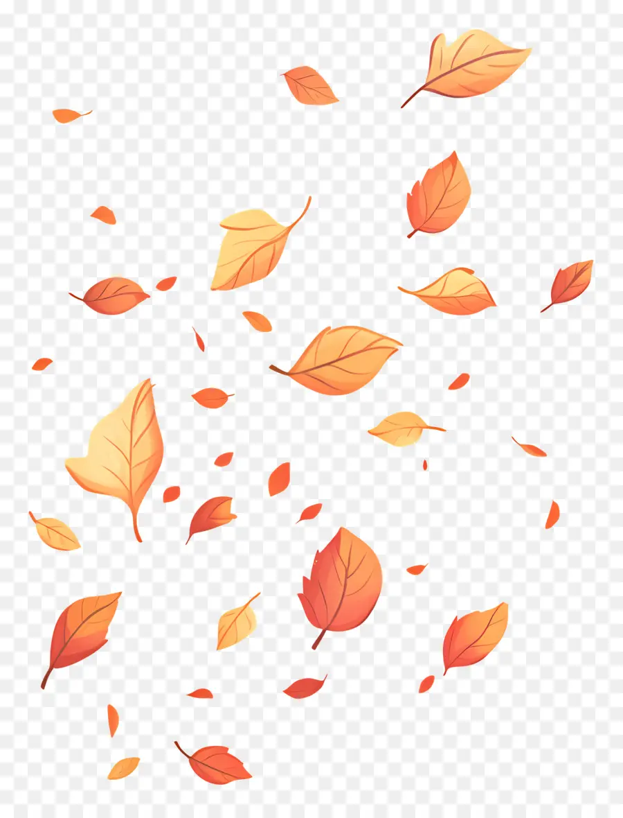 Feuilles D'automne，Feuilles Qui Tombent PNG