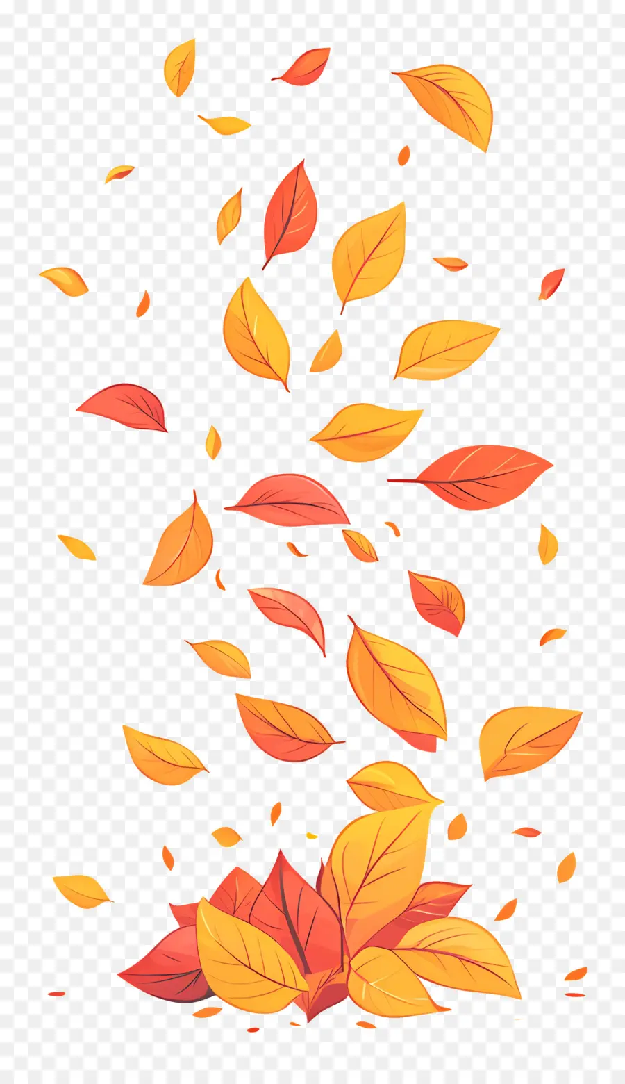 Tas De Feuilles，Feuilles Qui Tombent PNG