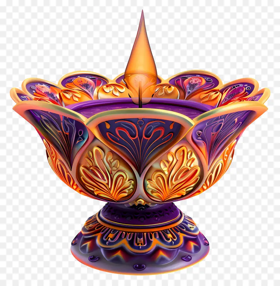 Lampe De Diwali，Diya Décoratif PNG