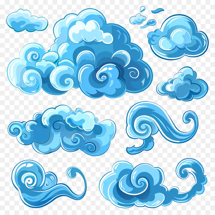 Nuages ​​bleus，Ciel PNG