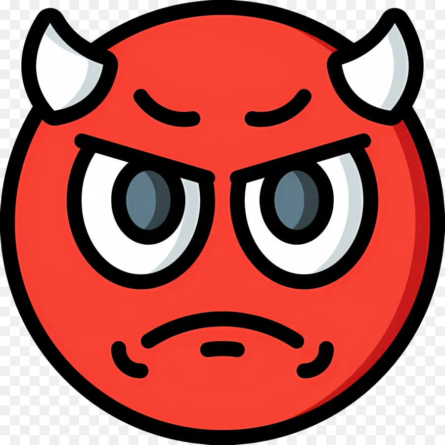 Diable Emoji，Diable En Colère PNG