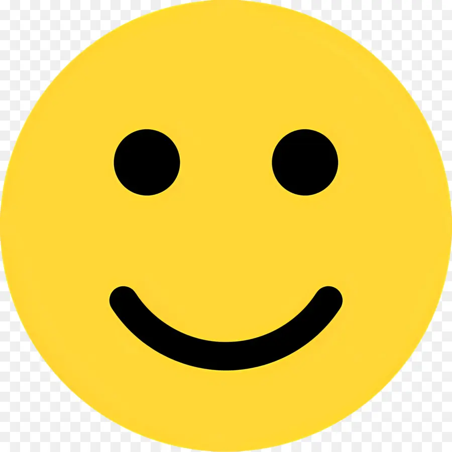 Sourire Emoji，Visage Souriant Jaune PNG