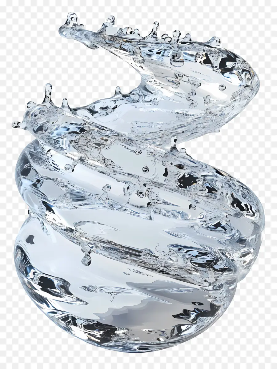 Spirale D'eau，Spirale D'eau Transparente PNG