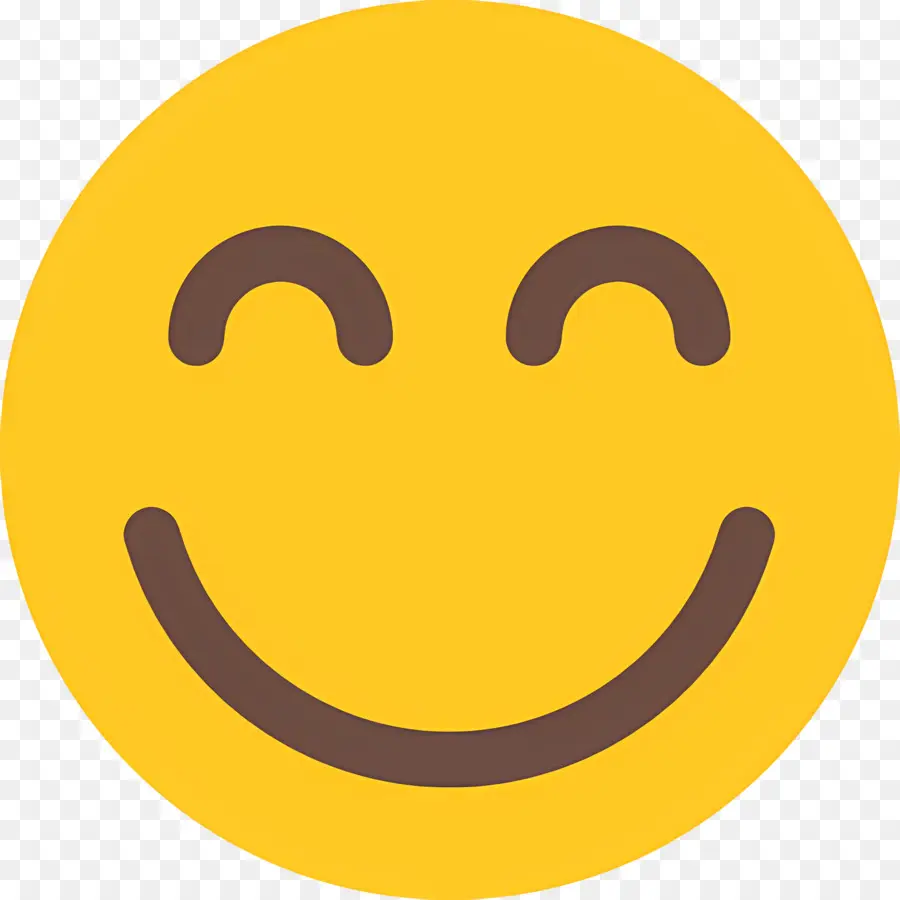 Sourire Emoji，Visage Souriant Jaune PNG