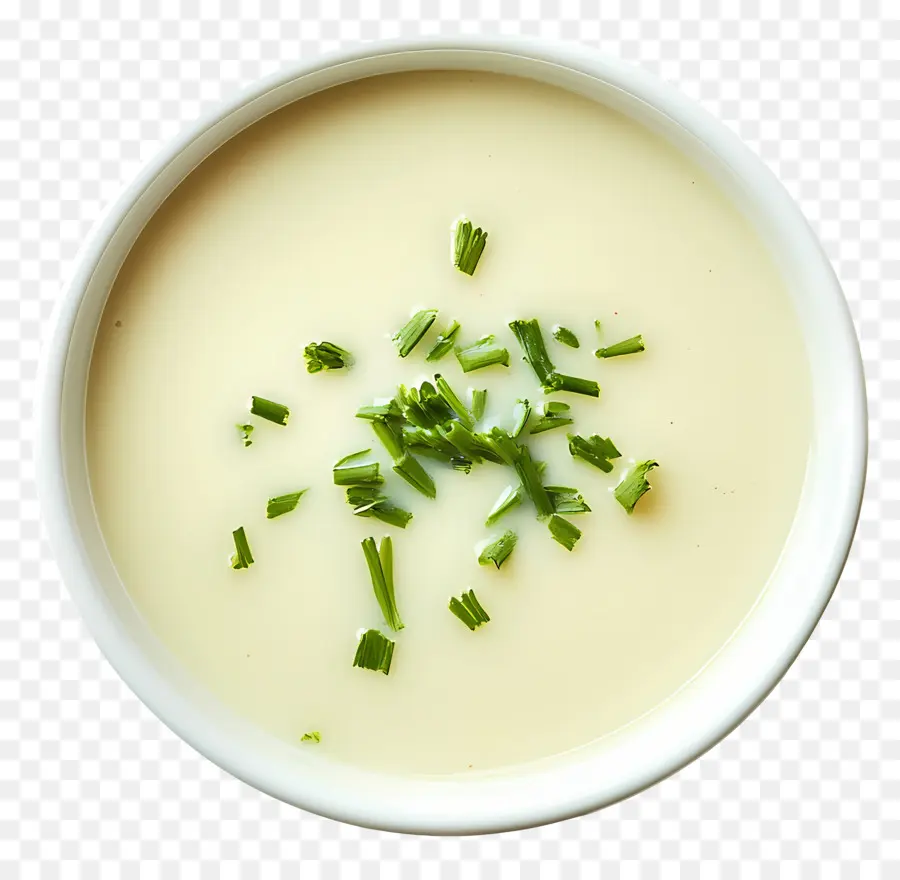 Vichyssoise，Soupe à La Ciboulette PNG