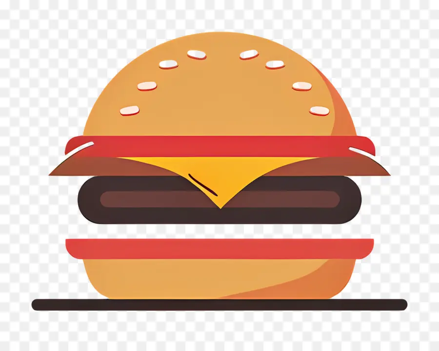 Logo De Hamburger，Hamburger Simple PNG