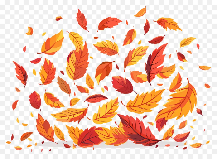 Tas De Feuilles，Feuilles D'automne PNG