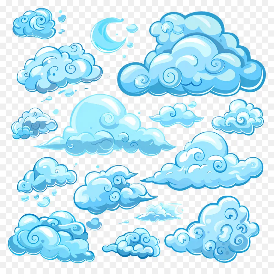 Nuages ​​bleus，Ciel PNG