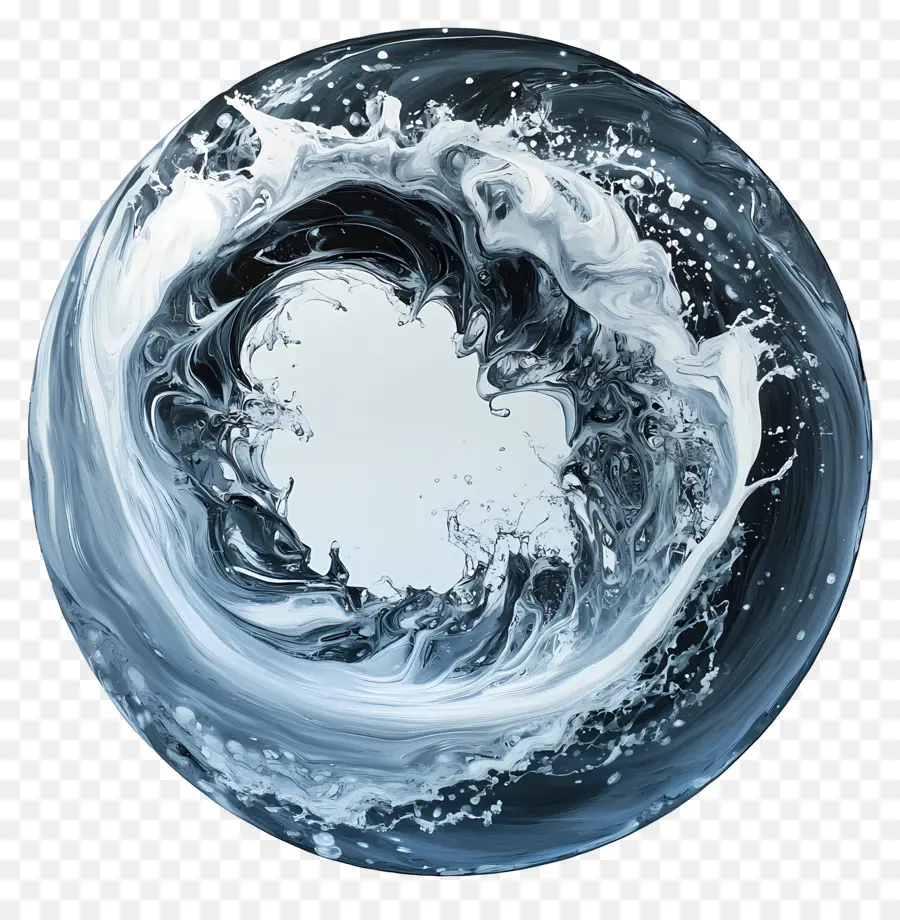 Tourbillon D'eau，Liquide PNG