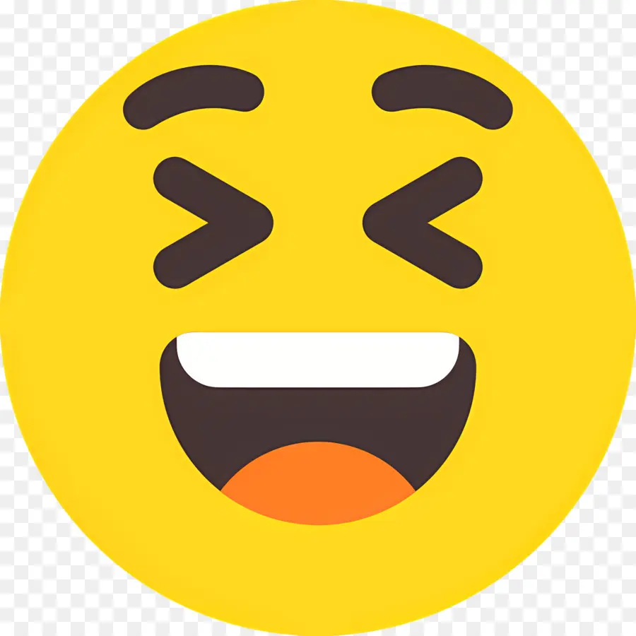 Rire Emoji，Visage Qui Rit PNG