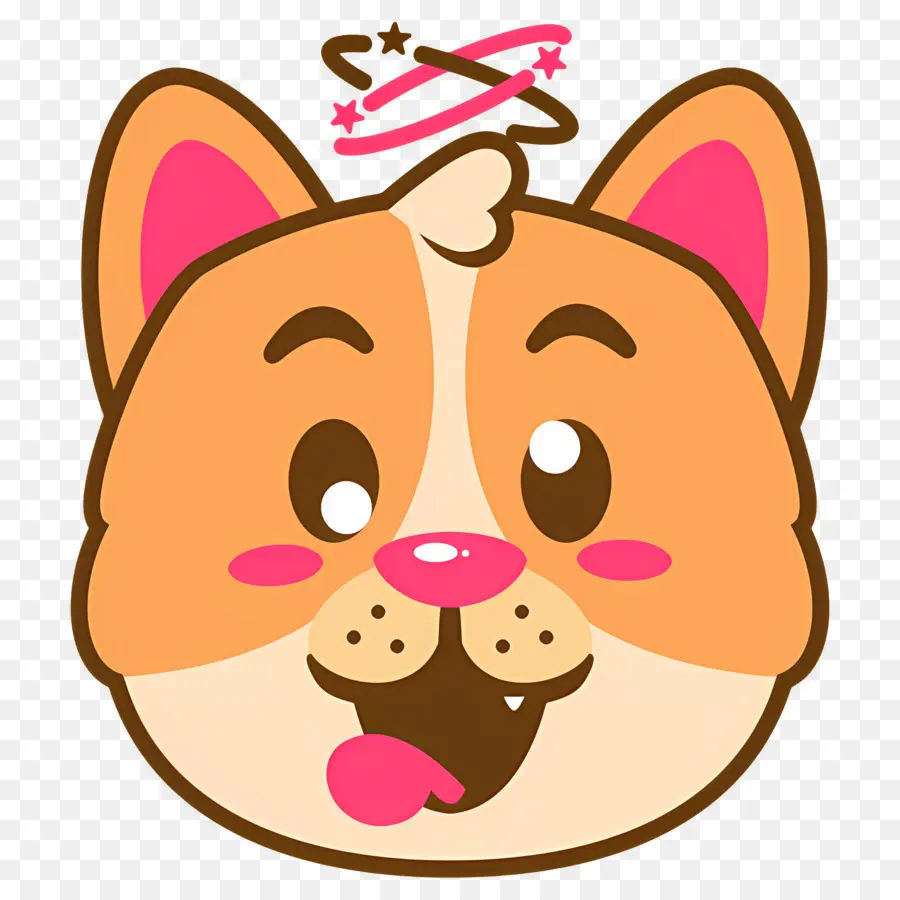 Chat Emoji，Visage De Chien PNG