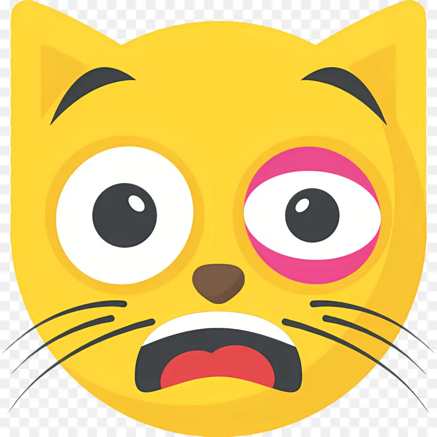 Chat Emoji，Emoji Chat Qui Rit PNG