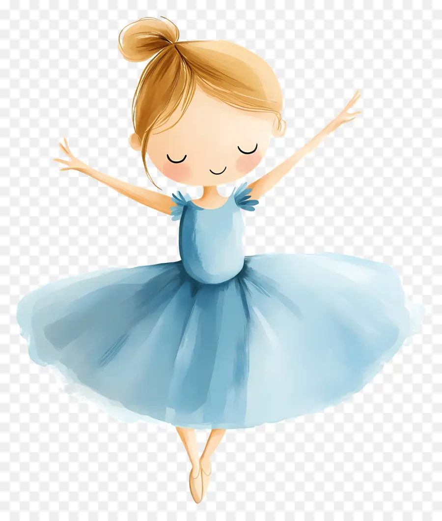 Ballet，Ballerine Bleue PNG