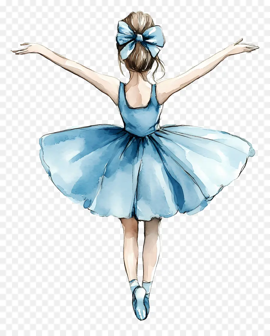 Ballet，Ballerine Bleue PNG