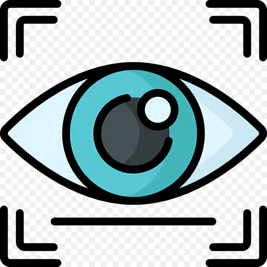 Scanner Oculaire，Oeil Avec Cible PNG