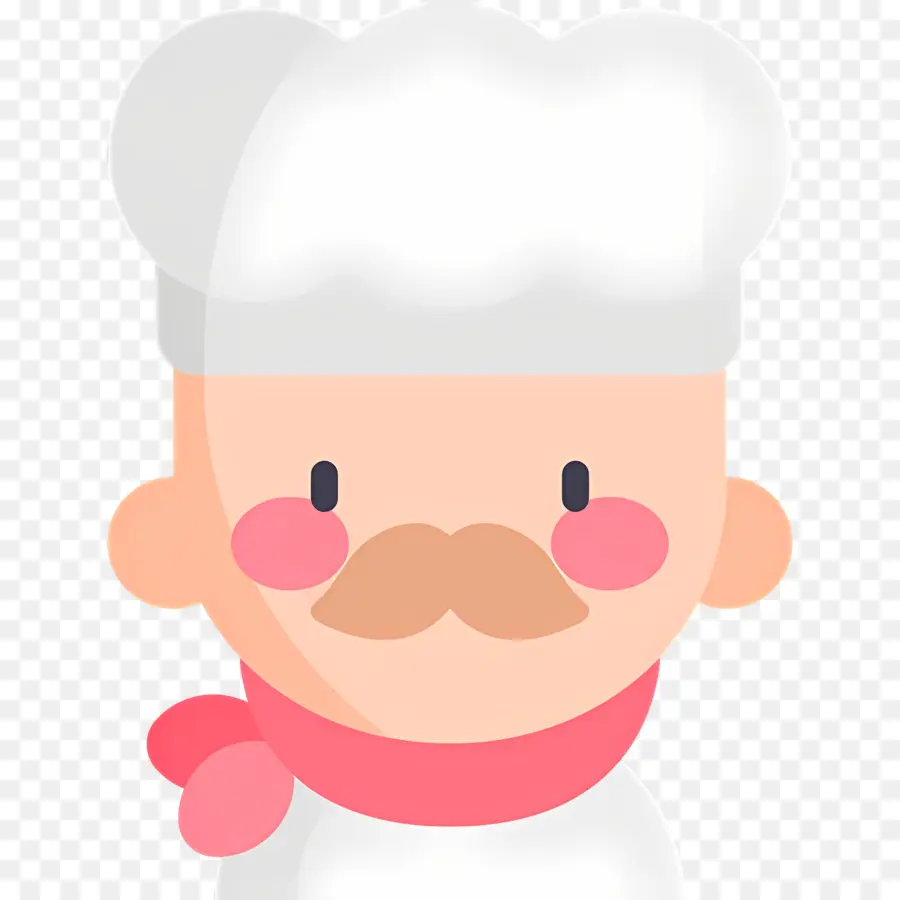 Cuisinier，Chef Avec Moustache PNG