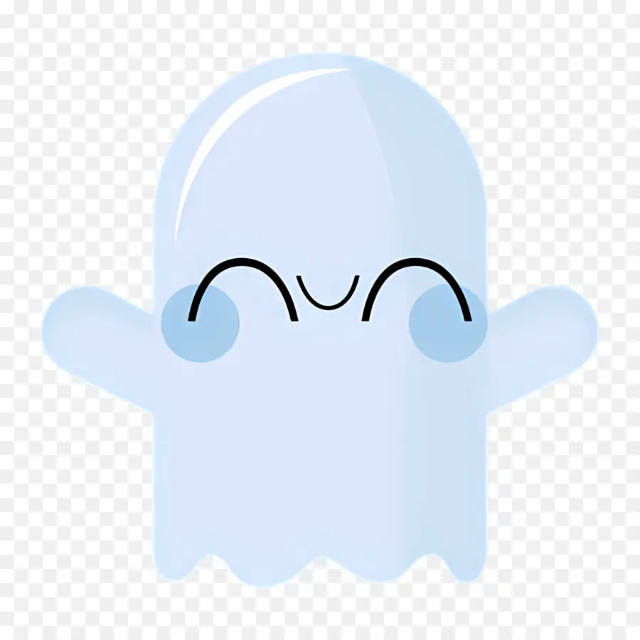 Emoji Fantôme，Fantôme Bleu PNG