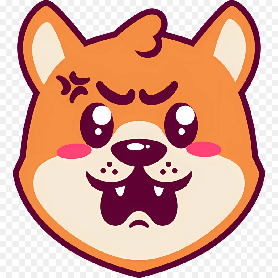 Emoji De Chien，Chien En Colère PNG