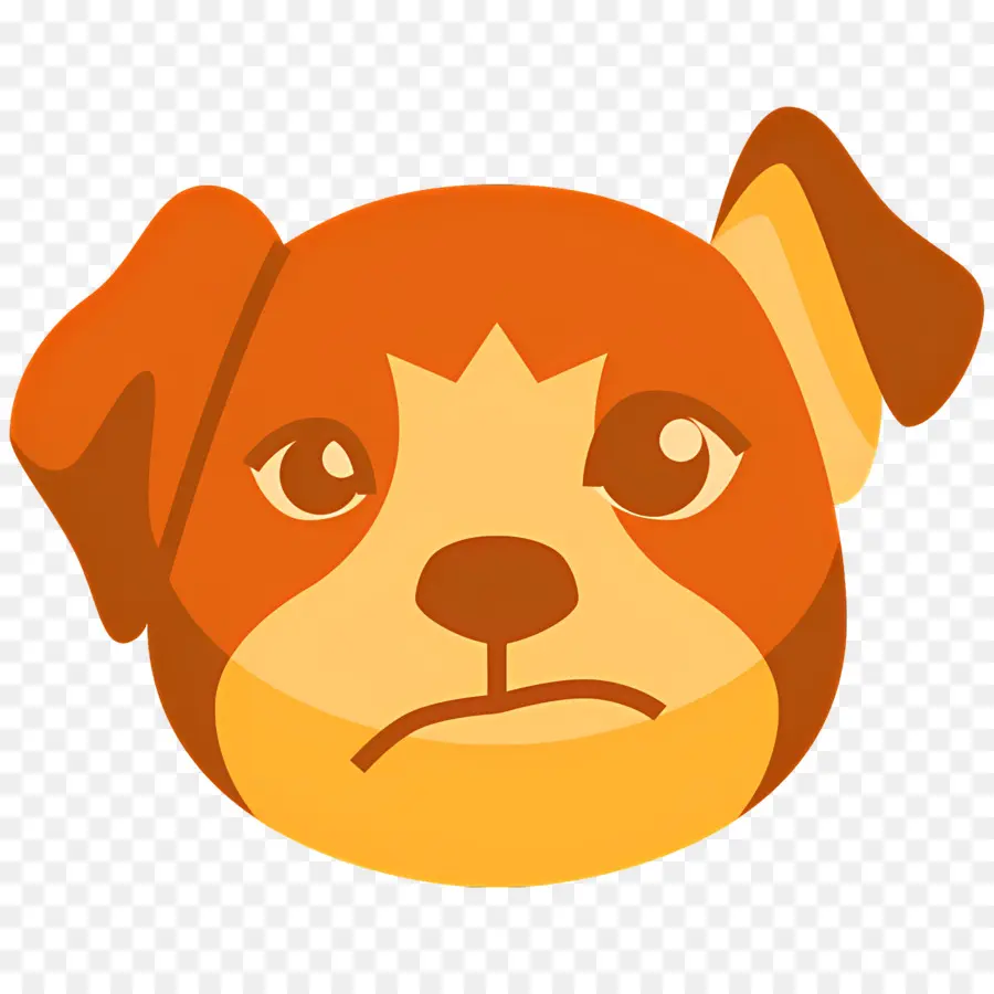 Emoji De Chien，Chien Rougissant PNG