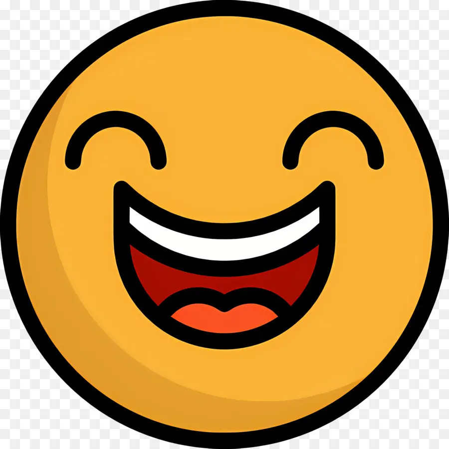 Rire Emoji，Emoji Riant PNG