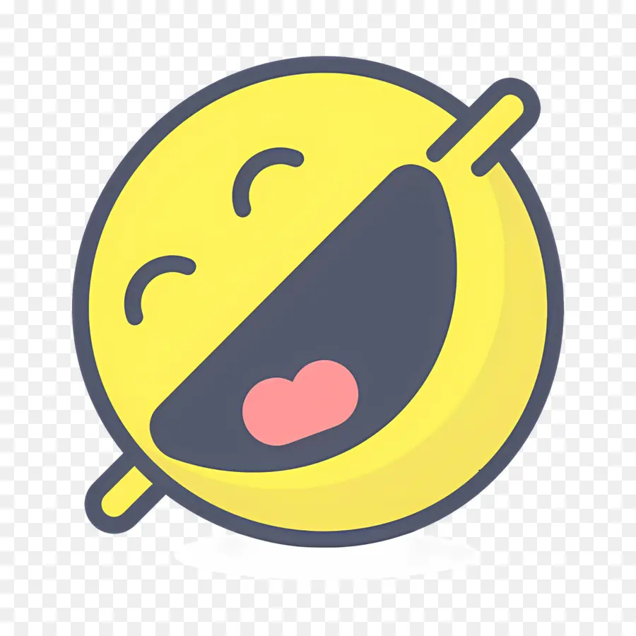 Rire Emoji，Visage Riant PNG