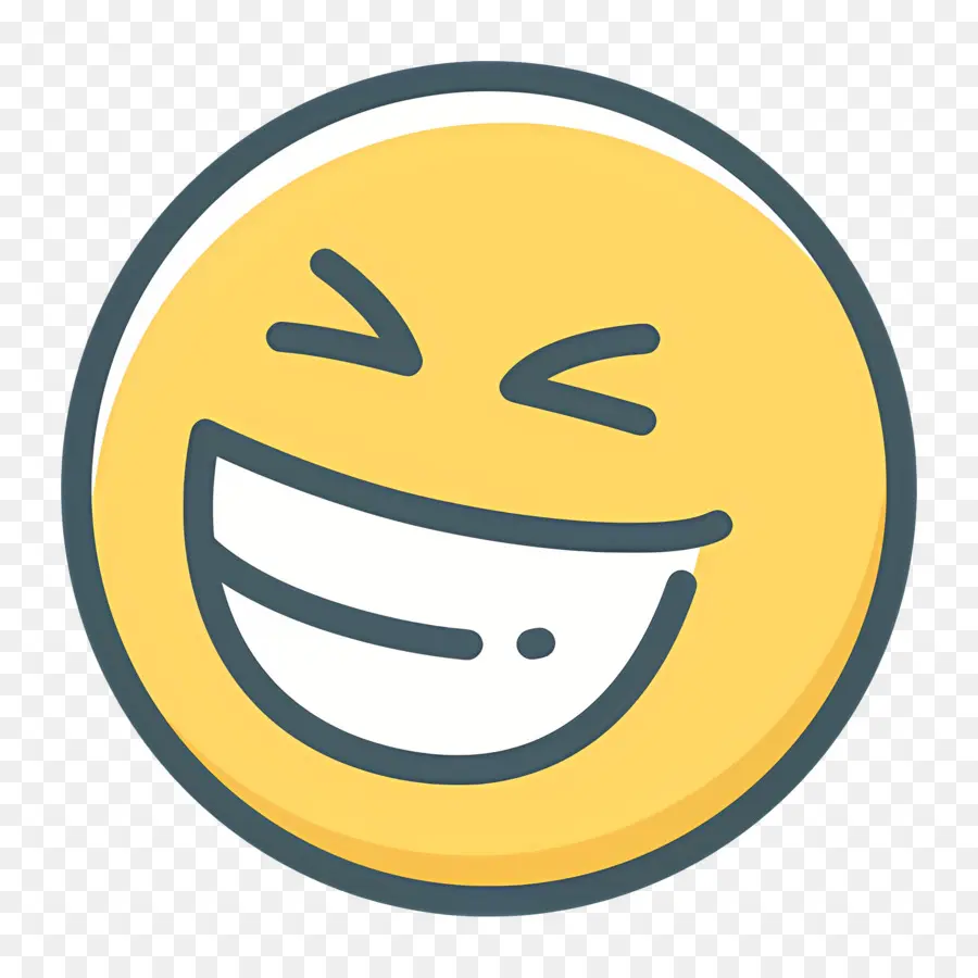 Rire Emoji，Emoji Riant PNG