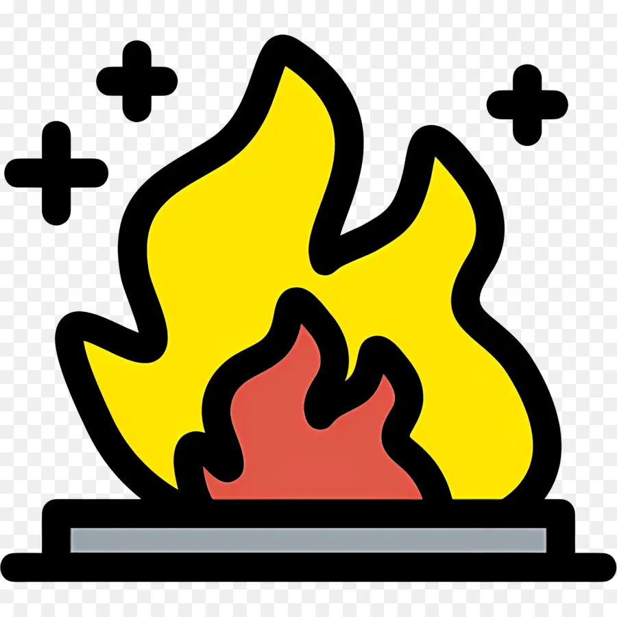 Emoji De Feu，Feu Bleu PNG