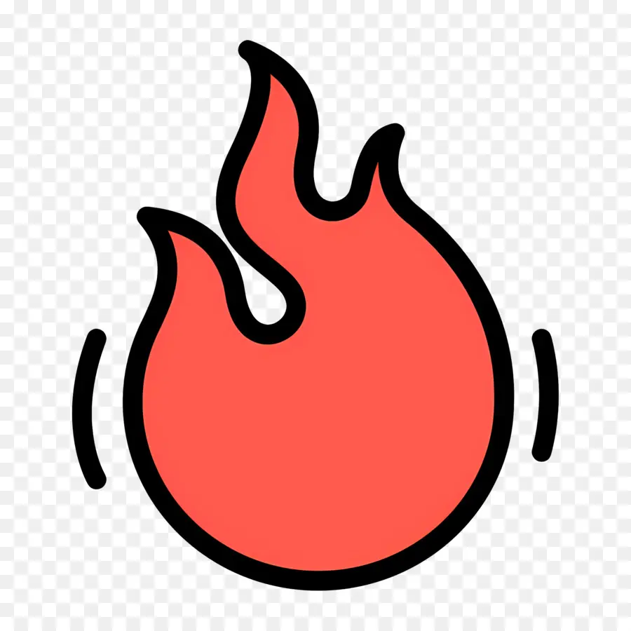 Emoji De Feu，Flamme PNG