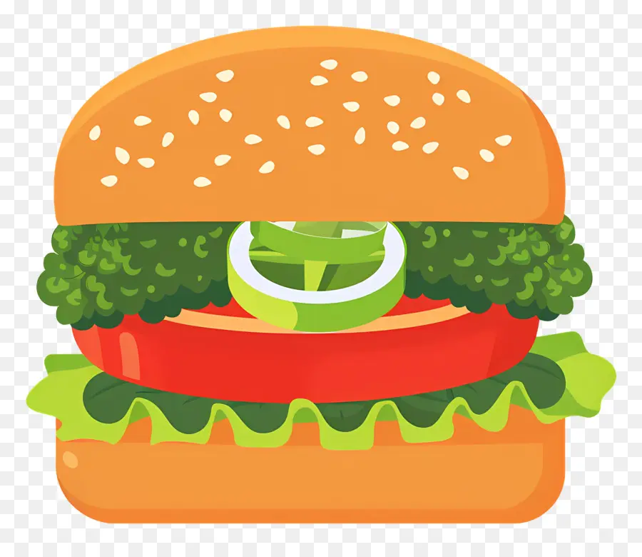 Burger Végétarien，Hamburger PNG