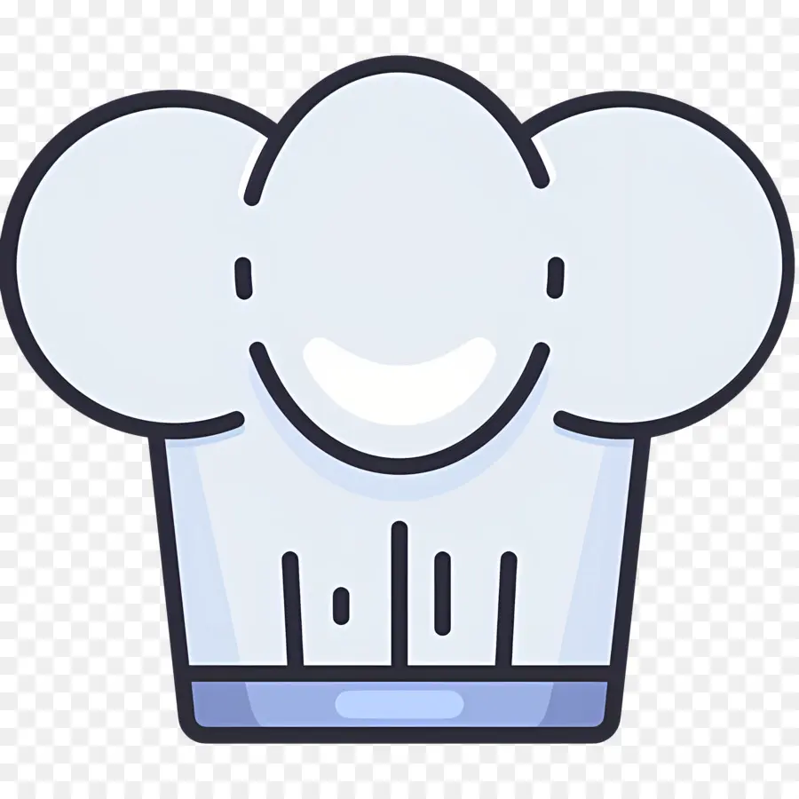 Toque，Toque De Chef Souriante PNG